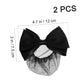 Beaupretty 2 Pieces Hair Snood Net Barrette Mesh Clip Elastic Butterfly Bun Bow Headdress for Lady Women Dance Office (Black)