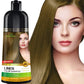 Herbishh Hair Color Shampoo - Magic Dye for Gray Hair, Lasting Color in Minutes - 500 Ml, 3-In-1, Ammonia-Free (Dark Brown)