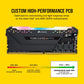 CORSAIR Vengeance RGB PRO DDR4 RAM 32GB (2x16GB) 3200MHz CL16-20-20-38 1.35V Intel AMD Desktop Computer Memory - Black (CMW16GX4M2C3200C16)