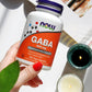 NOW Foods Supplements, GABA (Gamma-Aminobutyric Acid) 500 mg + B-6, Natural Neurotransmitter*, 100 Veg Capsules