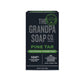 The Grandpa Soap Company Pine Tar Bar Soap for Men- Made With Pine Tar Oil, 3 in 1 Cleanser Deodorizer and Moisturizer, Dermatologist Tested, Safe for Sensitive Skin, 3.25 Oz, 6 Pack