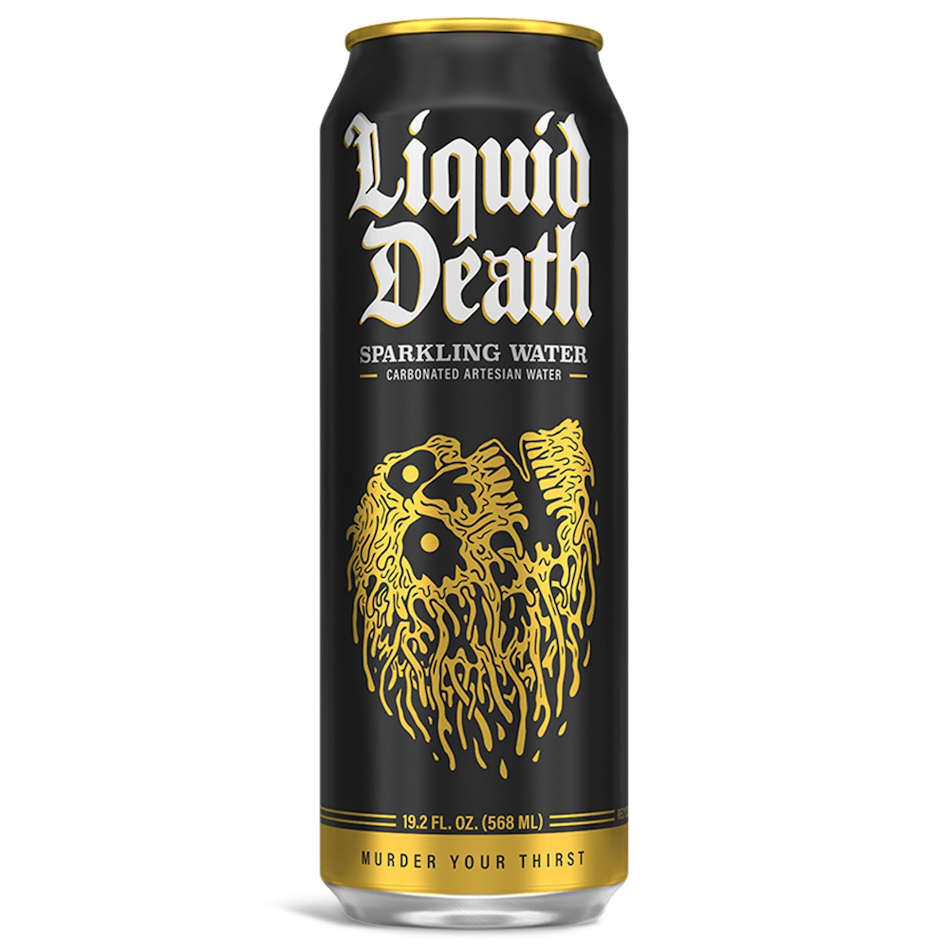 Buy now Liquid Death Sparkling Mountain Water, Real Mountain Source, Ice-Cold Cans, Infinitely Recyclable, 12 Fl Oz (Pack of 12) at indiglob india