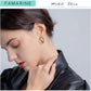 FAMARINE Clip on Earrings for Women, Chunky Chunky Tube Hoop Clip Earrings No Piercing Earrings