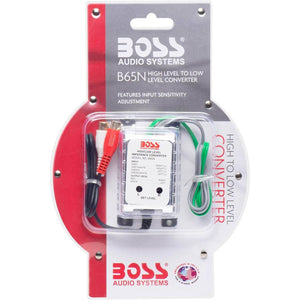 BOSS Audio Systems B65N High Level to RCA Converter for Car Sound Systems - Ground Loop Isolator for Crossover Stereo Equalizer Amplifier Subwoofer - My Store