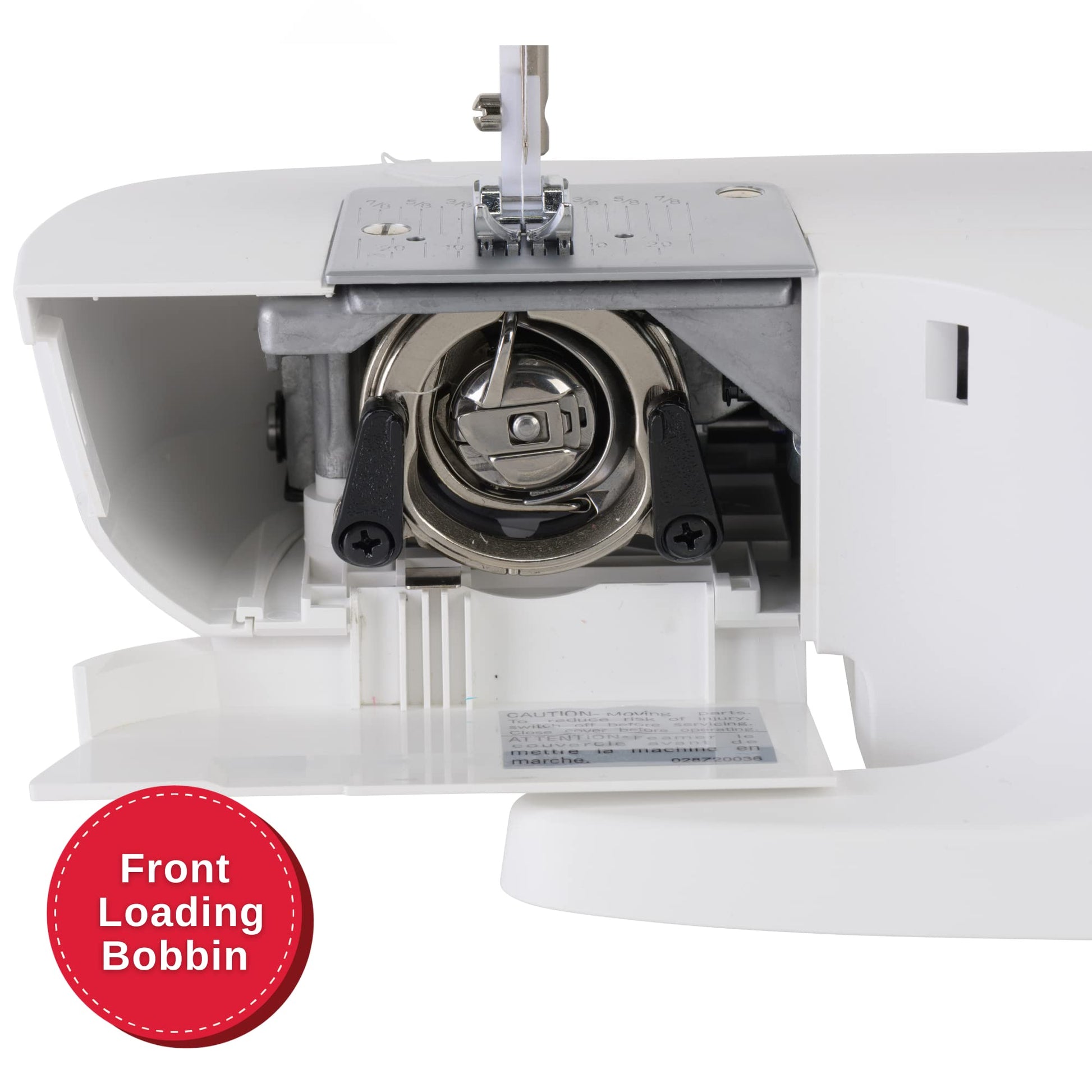 Buy now SINGER MX60 Lightweight & Portable Sewing Machine with Accessory Kit & Foot Pedal | 57 Stitch Applications, LED Light & 4-step Buttonhole | Great for Crafts & Mending at indiglob india