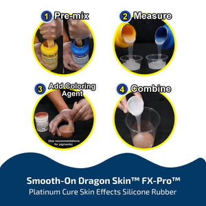 Buy now Smooth-On Dragon Skin™ FX-Pro™ Platinum Rubber Silicone Molds for Special Effects & Prosthetics - Pint Unit at indiglob india