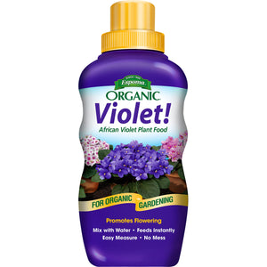 Buy now Espoma Organic Violet! 8-Ounce Concentrated Plant Food – Plant Fertilizer and Bloom Booster for All Violets and Indoor Flowering Plants. Promotes Vigorous Growth and Blooming. at indiglob india