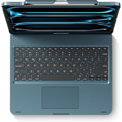 edaiser Swivel Keyboard Case for Apple iPad mini 7th/6th Gen 8.3-inch, Compact Bluetooth Keyboard with RGB Backlit Trackpad - Kids Student Designed, 360° Rotatable Protective Cover, Black