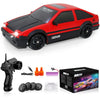 Remote Control Car RC Drift Car 2.4GHz 1:24 Scale 4WD High Speed RC Cars Vehicle with LED Lights Batteries and Drifting Tires Racing Sport Toy Cars for Adults Boys Girls Kids Gift - Red