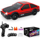 Remote Control Car RC Drift Car 2.4GHz 1:24 Scale 4WD High Speed RC Cars Vehicle with LED Lights Batteries and Drifting Tires Racing Sport Toy Cars for Adults Boys Girls Kids Gift