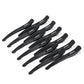 AIMIKE Hair Styling and Sectioning Accessories - 12 Pack Non-Slip Silicone Hair Clips for Thick and Thin Hair, Professional Salon Quality