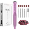 MelodySusie Pen-Shaped Portable USB Nail Drill, PC120I 20000RPM Electric Nail File with Compact Design for All Nail Care, Manicure Polishing, Shaping & Gel Removal at Home for Beginners - Purple