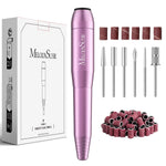 Buy now MelodySusie Pen-Shaped Portable USB Nail Drill, PC120I 20000RPM Electric Nail File with Compact Design for All Nail Care, Manicure Polishing, Shaping & Gel Removal at Home for Beginners Purple at indiglob india