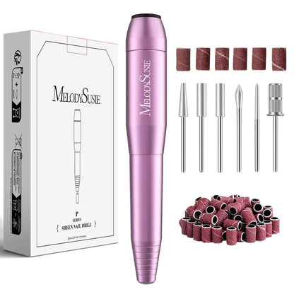 Buy now MelodySusie Pen-Shaped Portable USB Nail Drill, PC120I 20000RPM Electric Nail File with Compact Design for All Nail Care, Manicure Polishing, Shaping & Gel Removal at Home for Beginners Purple at indiglob india
