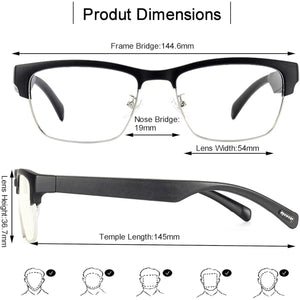 Buy now Smart Glasses Bluetooth-Audio Glasses for Men Women with Alexa, Built-in Mic, Blue Light Filter&Polarized Lenses for All Smart Devices Voice Assistant at indiglob india