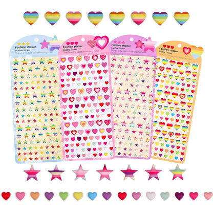 3D Puffy Stickers for Kids Resuable Sticker for Toddler, Boys, Girls 4 Sheets - Mother Child Animals, Dogs, Cats, Elephant, Giraffe, Monkey, Sheep, Panda, Koala, Rabbit (Zoo)