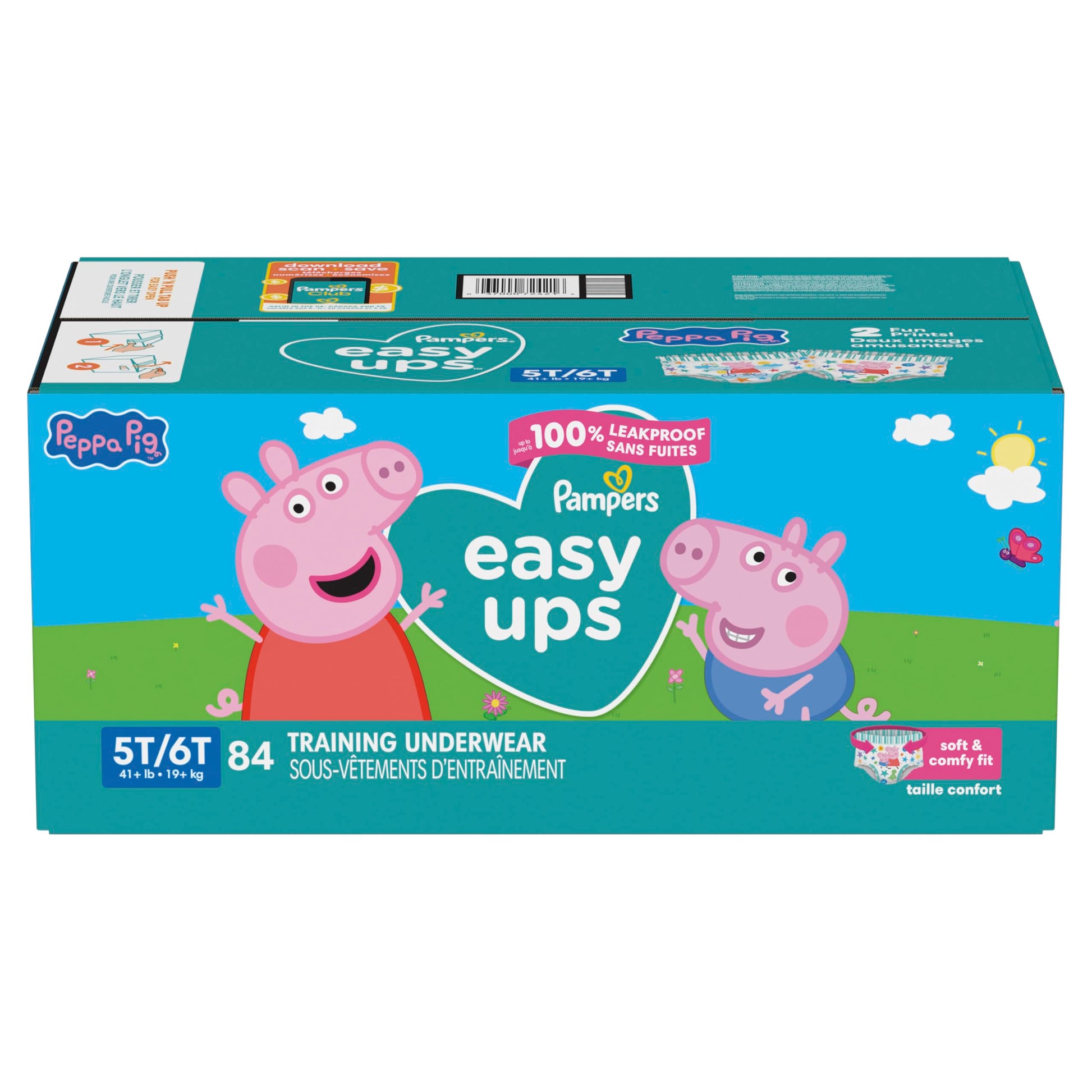 Buy now Pampers Training Pants - Easy Ups Girls & Boys - Size 3T-4T, 22 Count, Peppa Pig Underwear (Packaging May Vary) at indiglob india