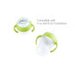 Compatible Baby Bottle Handle for Comotomo Bottles 8 oz & 5 oz, 3 Count, Green