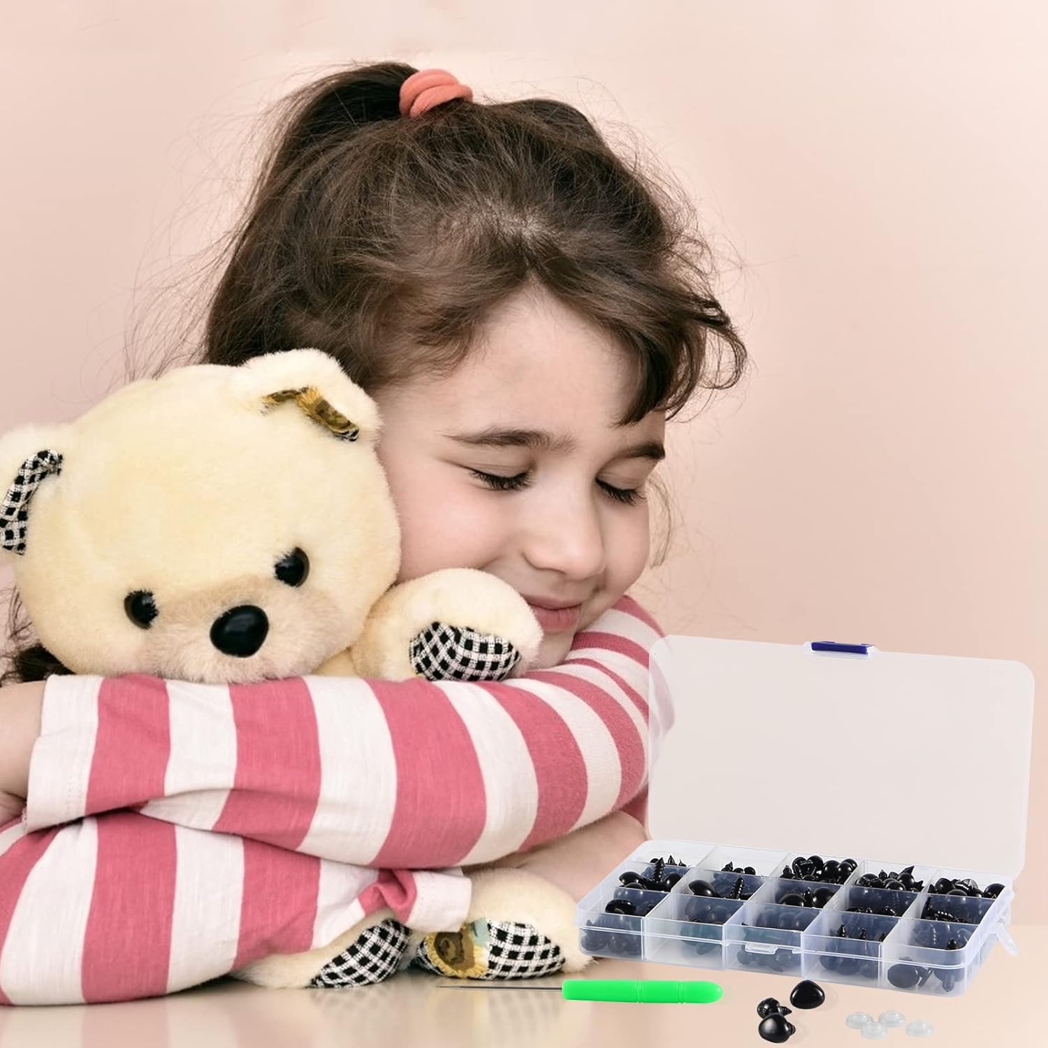 Buy now Yexixsr 566PCS Safety Eyes and Noses for Amigurumi, Stuffed Crochet Eyes with Washers, Craft Doll Eyes and Nose for Teddy Bear, Crochet Toy, Stuffed Doll and Plush Animal (Various Sizes) at indiglob india