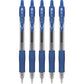 Pilot, G2 Premium Gel Roller Pens, Extra Fine Point 0.5 mm, Pack of 5, Blue