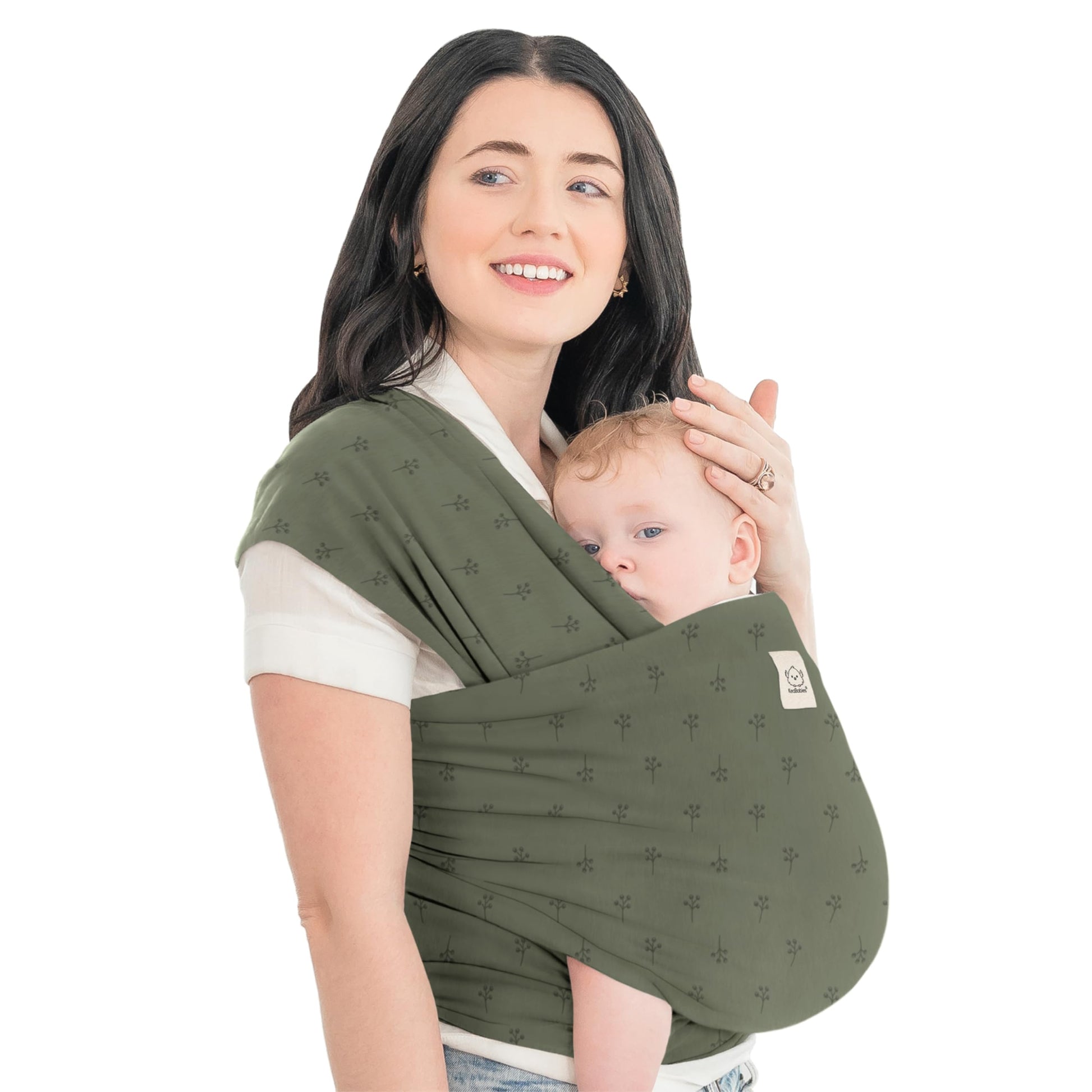 Buy now KeaBabies Baby Wrap Carrier - All in 1 Original Baby Carrier Newborn to Toddler Sling, Easy to Wear, Hands Free Bonding, Lightweight, Breathable Infant Wraps (Classic Gray) at indiglob india