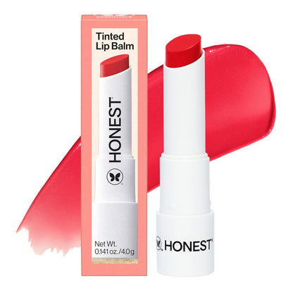 Honest Beauty Moisturizing Vegan Tinted Lip Balm | Antioxidant-rich Acai Extracts + Avocado Oil | Paraben Free + Cruelty Free | Summer Melon