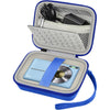 Carrying & Protective Case for Digital Camera, AbergBest 21 Mega Pixels 2.7" LCD Rechargeable HD/Kodak Pixpro/Canon PowerShot ELPH 180/190 / Sony DSCW800 / DSCW830 Cameras for Travel - Blue - Blue