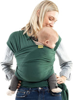 Buy now Boba Baby Wrap Carrier – Original Baby Sling Carrier for Newborns (7–35 lbs), Soft, Secure, Hands-Free & Ergonomic, Ideal for Comfortable Bonding, New Parents (Grey) Bamboo Organic Serenity Rainforest at indiglob india