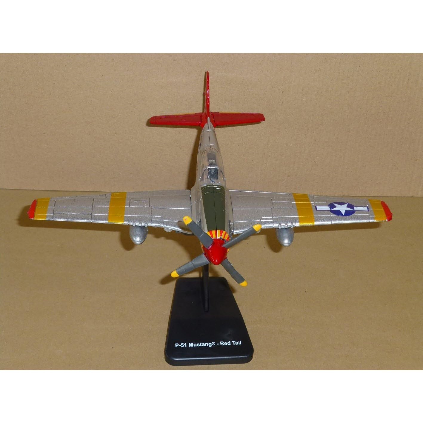 Buy now New Ray World War II Replica Fighter Air Planes ClassicAircraft P-51D Red Tails 1:48 at indiglob india