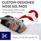 Impresa 5 Pack Nasal Pads for CPAP Mask - Sleep Apnea Mask Comfort, Customizable Trim-to-Fit Design