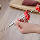 5 Stainless Steel Needles Spice Syringe Set BBQ Meat Flavor Injector Kithen Cooking Sauce Marinade Syringe Accessories