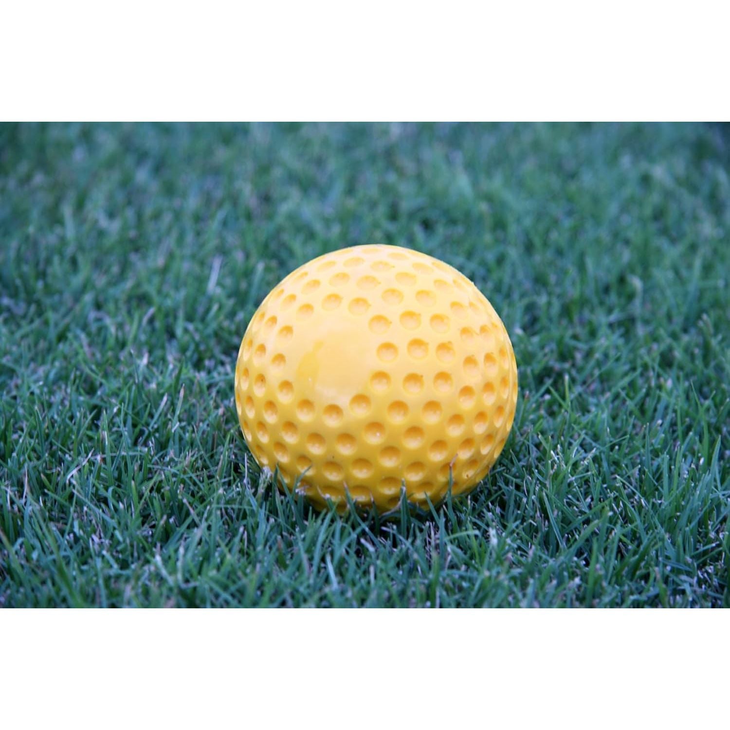 Buy now Heater Yellow Dimpled Baseballs, 1 Dozen, Polyurethane Material, Optic Yellow Color, for Use in Real Baseball Pitching Machines at indiglob india