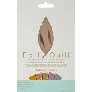 We R Memory Keepers Foil Quill Foil Sheets 4"X6" 30/Pkg-Shining Starling