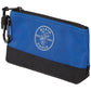 Buy now Klein Tools 55559 Stand-Up Zipper Bag Tool Pouch with Carabiners, 7-Inch Blue and 14-Inch Gray Utility Bags with Reinforced Bottom, 2-Pack at indiglob india