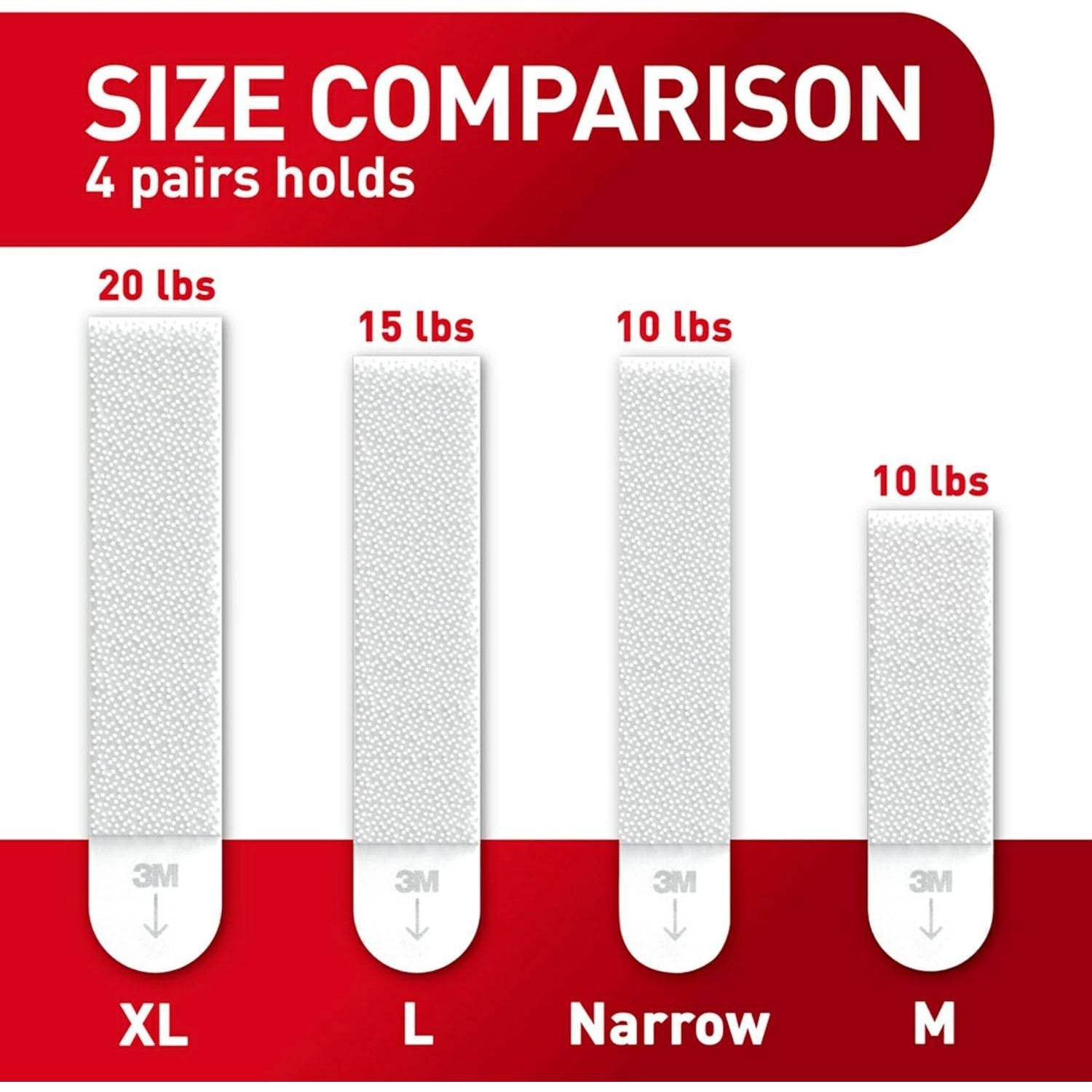 Command 20 lb XL Heavyweight Picture Hanging Strips 10 Pairs (20 Command Strips), Damage-Free Hanging Picture Hangers, Heavy Duty Wall Hanger for Home Decor, White Adhesive - My Store