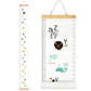 Buy now Mibote Baby Growth Height Chart Handing Ruler Wall Decor for Kids, Canvas Removable Height Growth Chart 79" x 7.9" (Black & White) Letters at indiglob india
