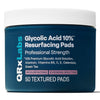 Glycolic Acid 20% Resurfacing Pads for Face & Body with Vitamins B5, C & E, Green Tea, Calendula, Allantoin - Exfoliates Surface Skin and Reduces Appearance of Fine Lines and Wrinkles - Peel Pads - 10% Glycolic Acid