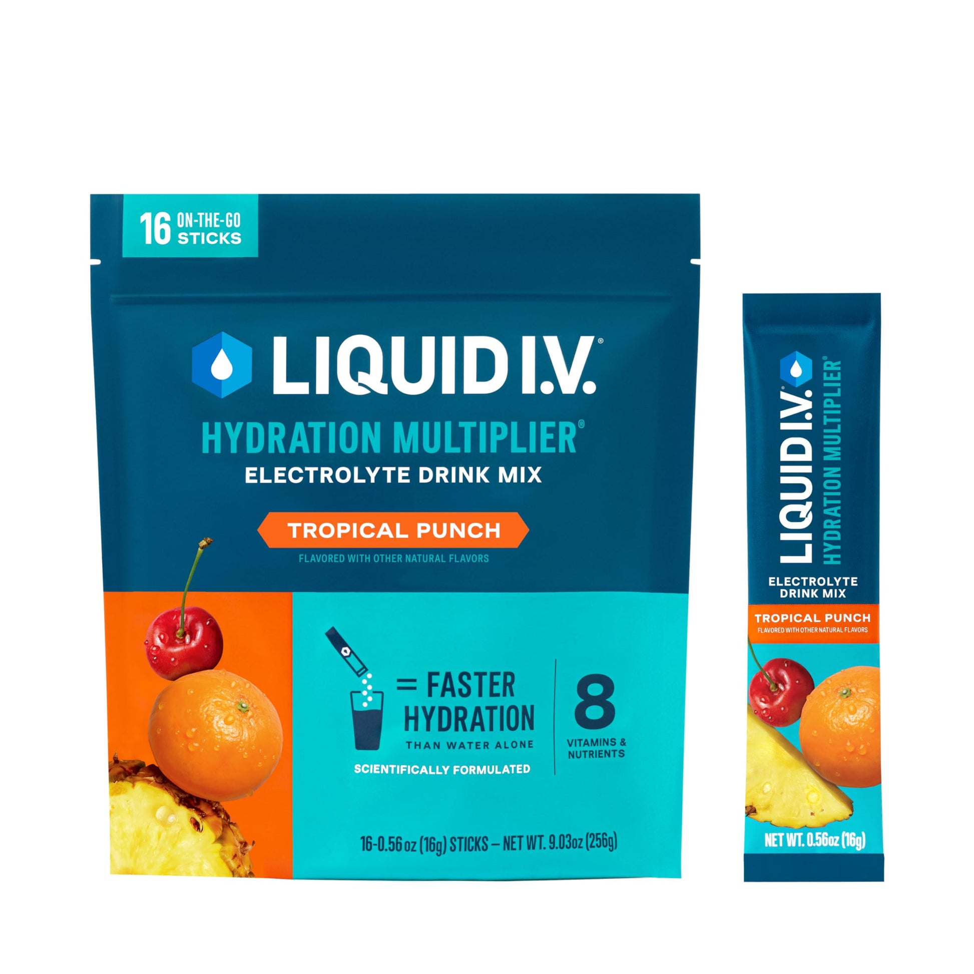 Buy now Liquid I.V.® Hydration Multiplier - Lemon Lime | Electrolyte Powder Drink Mix | 1 Pack (16 Servings) at indiglob india