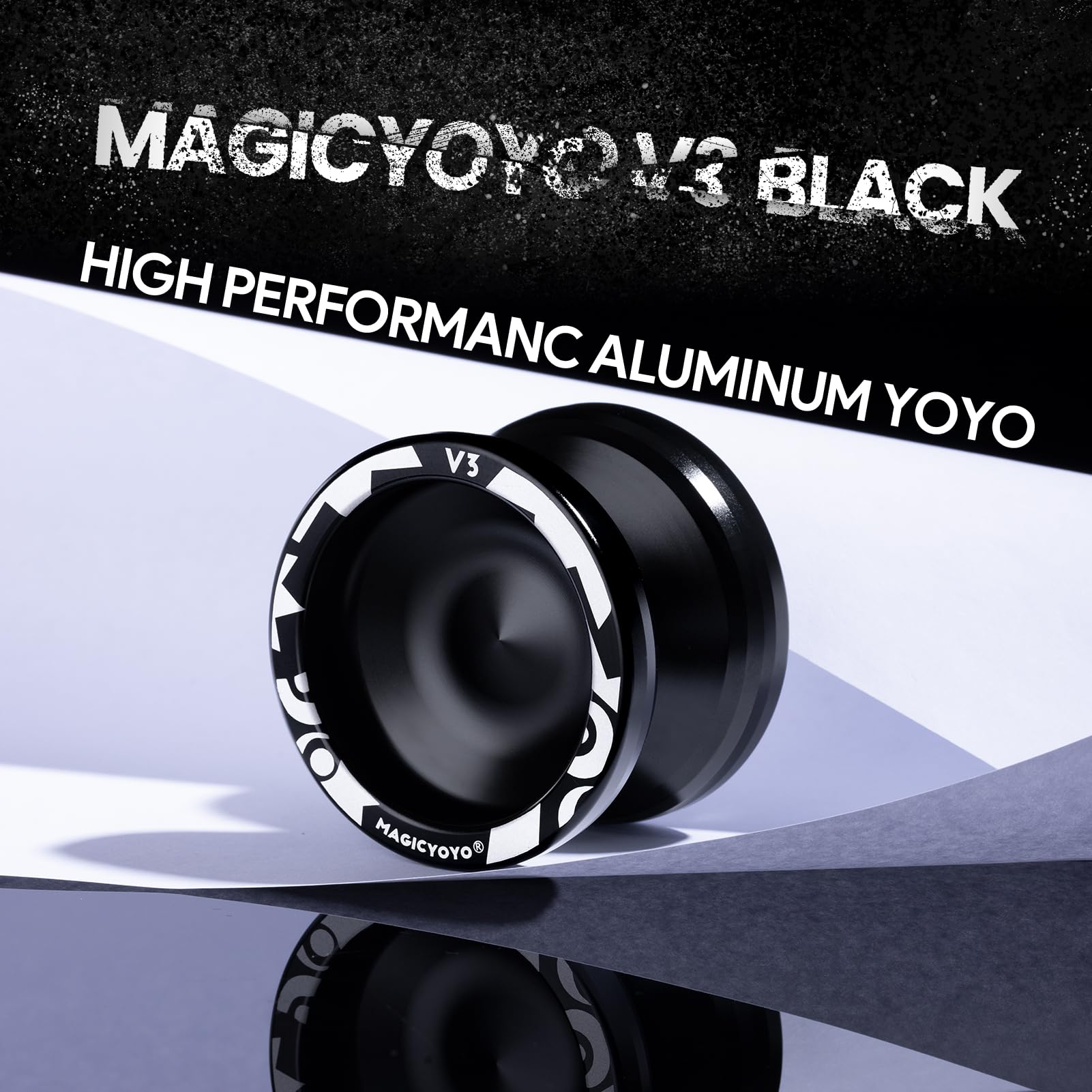 Buy now MAGICYOYO V3 Yoyo for Kids 8-12 or Above, Responsive Yoyo Professional with Dual Function, Professional Trick Yo yo for Adults with 12 Yo-yo Strings, KK Bearing, Bearing Puller, Axle,Case Bag -Black at indiglob india
