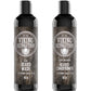 Viking Revolution Beard Care Set with Argan & Jojoba Oils - Softens, Smooths & Nourishes Facial Hair Growth - Peppermint and Eucalyptus Scented Wash & Conditioner (5 oz)