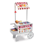 Buy now Melissa & Doug Snacks & Sweets Food Cart with Play Food, Wooden Toys & Kids Play Kitchen Accessories, Preschool Learning Toys for Girls & Boys 3+ at indiglob india