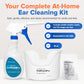 EarClear Rx Complete Ear Wax Removal & Cleaning Kit – Safe, Gentle, Doctor-Recommended Ear Cleaning & Ear Wax Removal Kit for Adults & Kids – Includes Bottle Washer, Basin & 20 Rigid & Flexible Tips