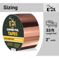 ELK Copper Foil Tape - 1” x 66ft - with Conductive Adhesive for Guitar, Crafts, Electrical Repairs and Grounding - Conductive Copper Tape