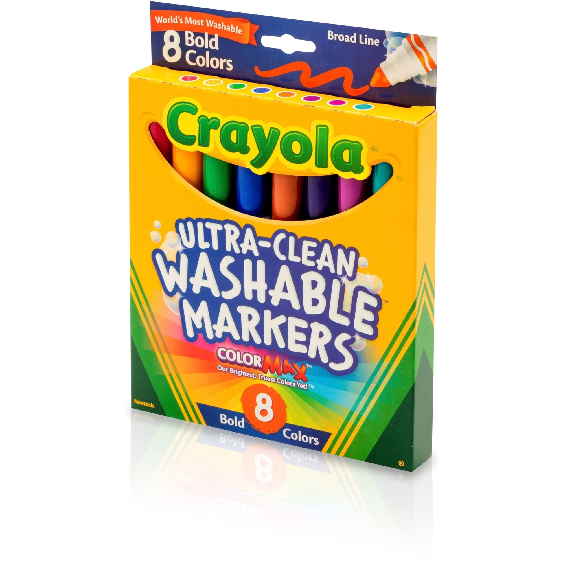 Buy now Crayola 8 Ct Bold Broad-Line Washable Markers at indiglob india