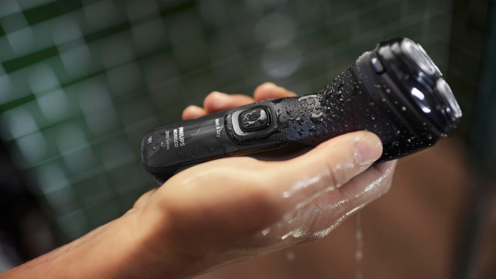 Buy now Philips Norelco Shaver 2400 Series, Wet and Dry Electric Shaver, Pop-up Trimmer, P-Cap, Deep Black, Model X3001/90 at indiglob india