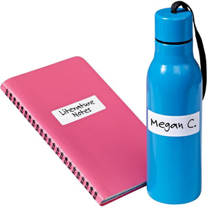 Avery Multi-Use Removable Labels, 1" x 3", White, Non-Printable, 72 Blank Labels Total (6728)