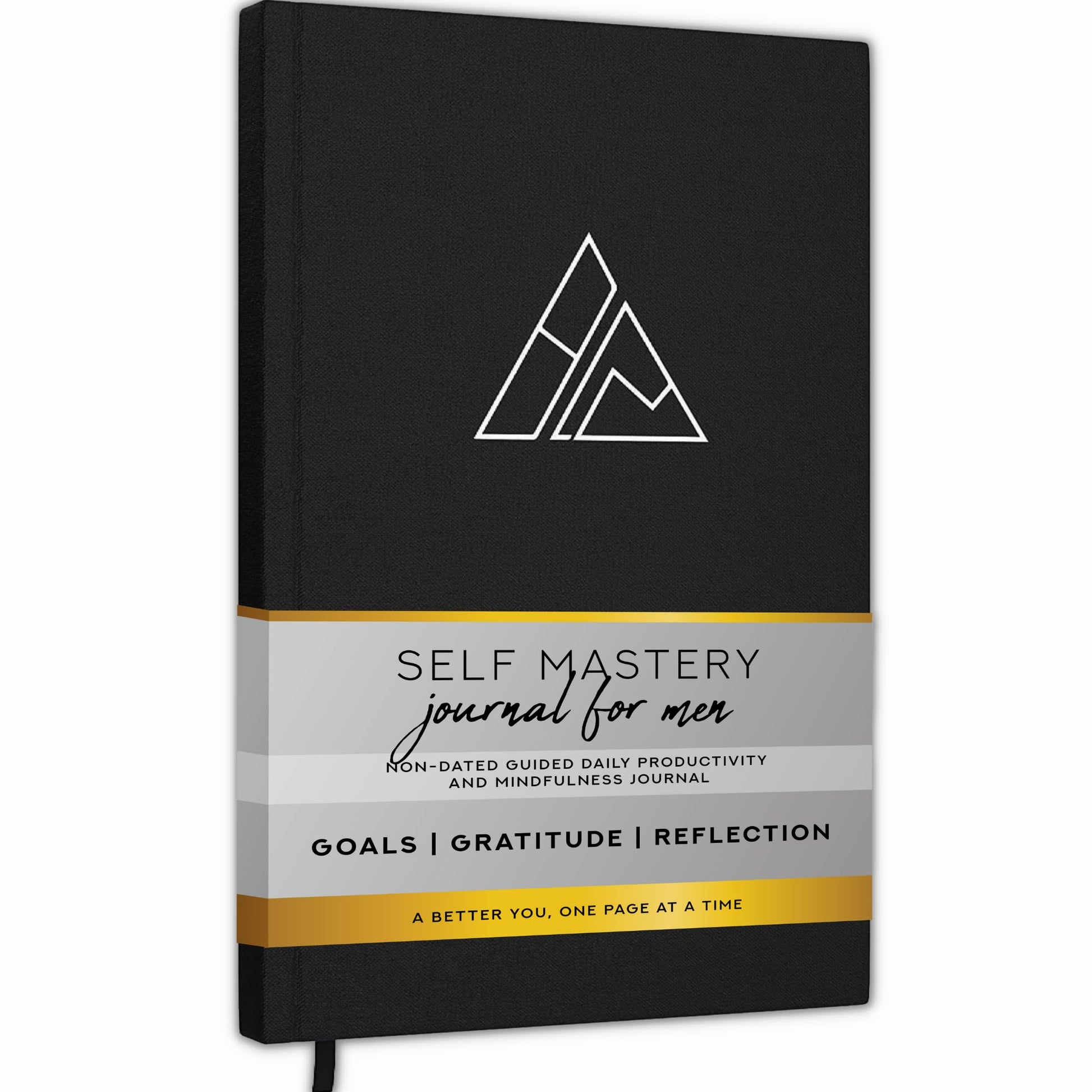 Buy now Self-Mastery Journal for Men - Gratitude Journals – 5 Minute Journal - Reflection Manifestation Journals for Mindfulness – Self Care Journal – Goal / Guided Gratitude Journal for Women & Men Self-Mastery Journal Black at indiglob india