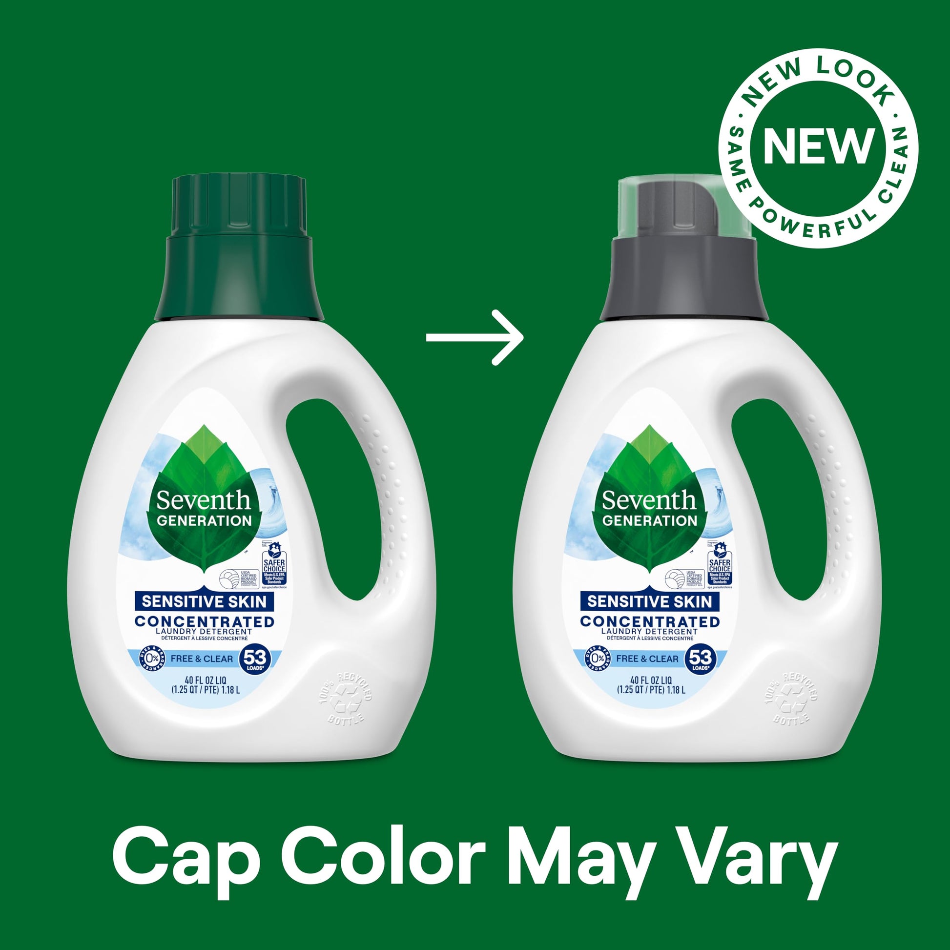 Buy now Seventh Generation Concentrated Laundry Detergent Liquid Free & Clear Fragrance Free 40 Fl Oz (Pack of 2) at indiglob india