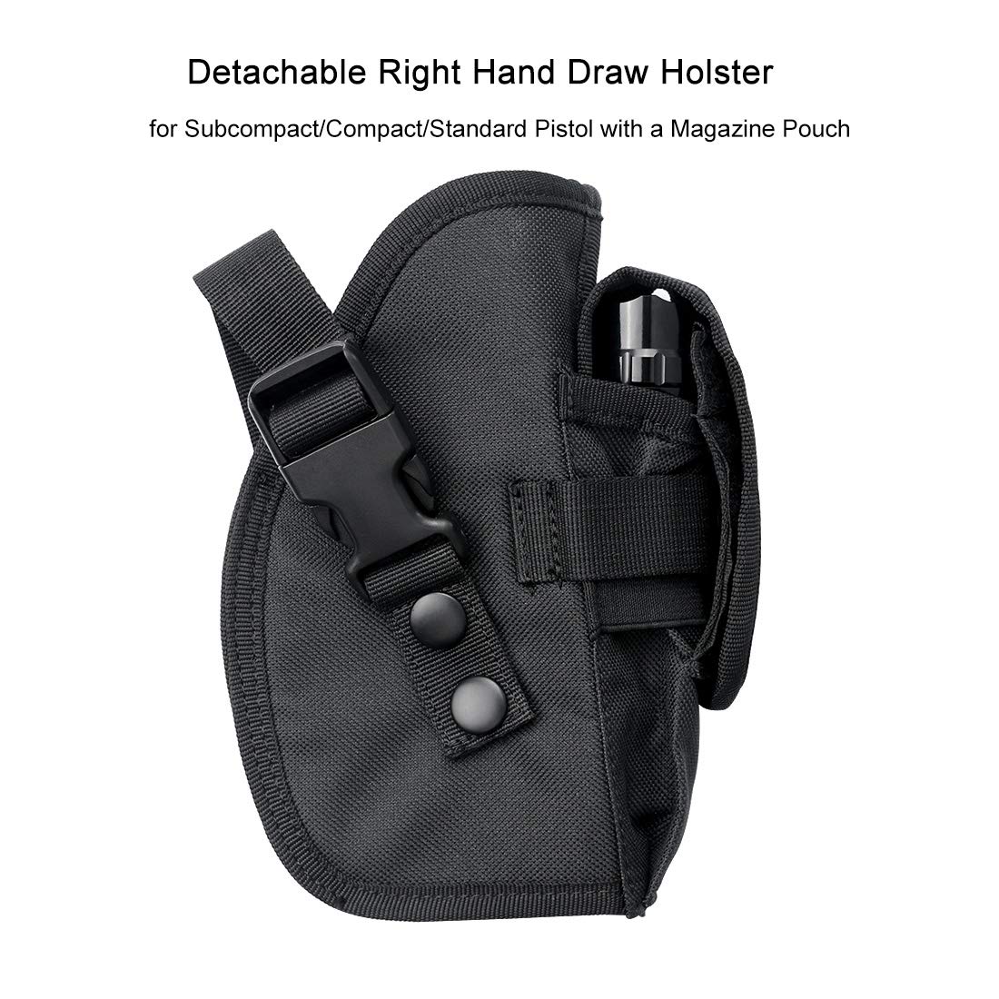 Buy now Marmot Tactical Vest Durable Mesh Vest with Detachable Belt & Holster for Subcompact/Compact/Standard Pistol at indiglob india