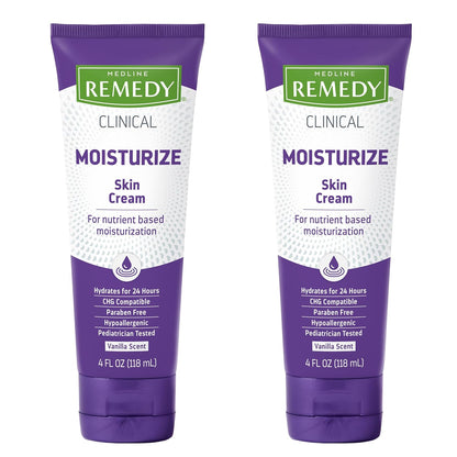 Medline Remedy Phytoplex Nourishing Skin Cream Moisturizer, 4 Fl. Oz (Pack of 2)
